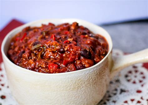 Spicy Slow Cooker Chili - Ladle and Grain