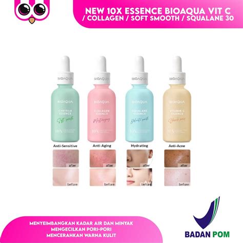 Jual New X Essence Bioaqua Vit C Collagen Soft Smooth Squalane