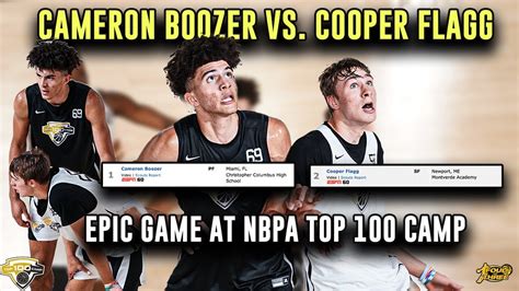 Cameron Boozer Vs Cooper Flagg‼️ 1 Vs 2 Battle In Must See