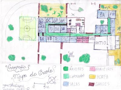 Em cada canto um canteiro cultivado: Mapas da escola