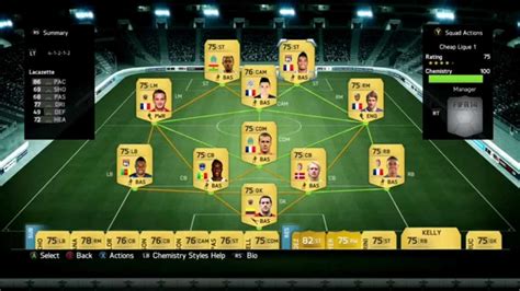 FIFA 14 UT Next Gen Squad Builder AWESOME 4K Ligue 1 Team YouTube