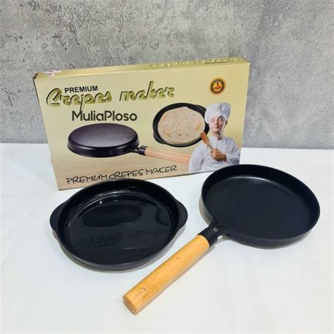 Jual Crepes Maker Pan Premium Wajan Teflon Kebalik Wadah Cetakan