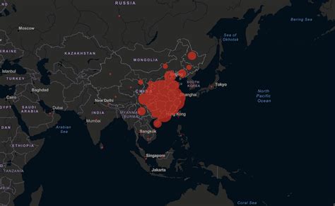 【武漢肺炎】美大學「全球疫情實時地圖」 隨時可查詢疫情傳播最新狀況 Unwirehk Line Today