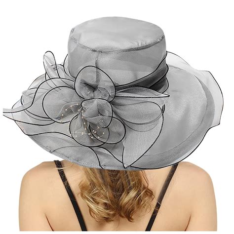 2 PackPzocapte Womens Summer Dress Running Visor Hat Wide Leaf Flower