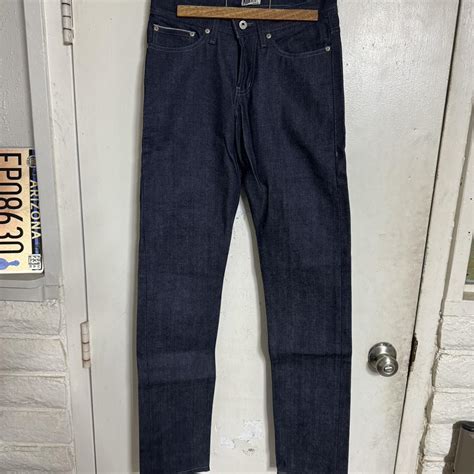 Size 28 Naked And Famous Denim Selvage Redline Not Depop