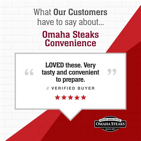 Omaha Steaks Reviews & Testimonials from Customers