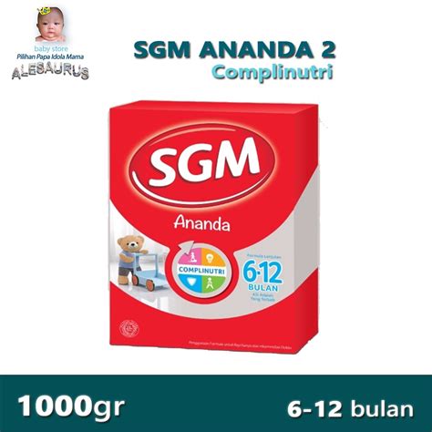 Jual Sgm Ananda Susu Formula Bayi Bln Gr Gr Shopee