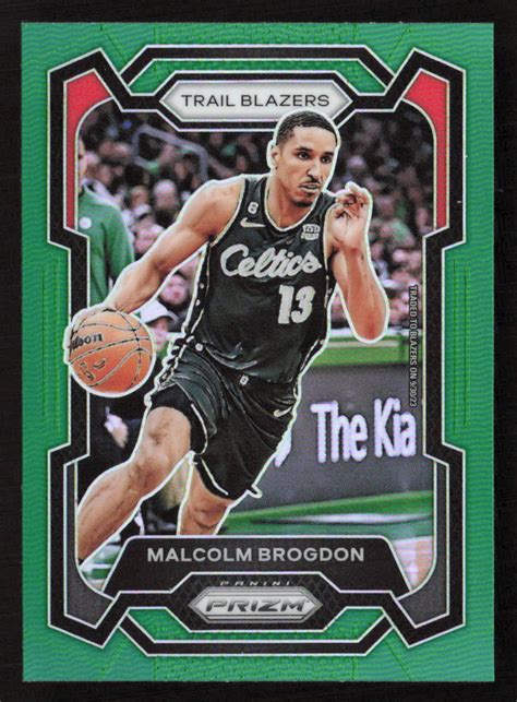 Panini Prizm Malcolm Brogdon Green Prizm Sp Ebay