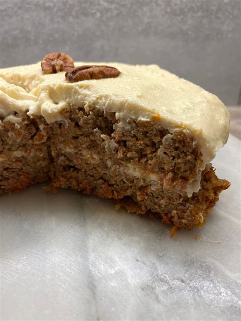 Flourless Carrot Cake With Cream Cheese Icing And No Refined Sugars