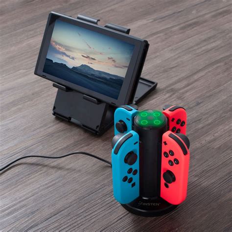 Insten 4 In 1 Joy Con Controller Charger Docking Stand For Nintendo Switch And Oled Model