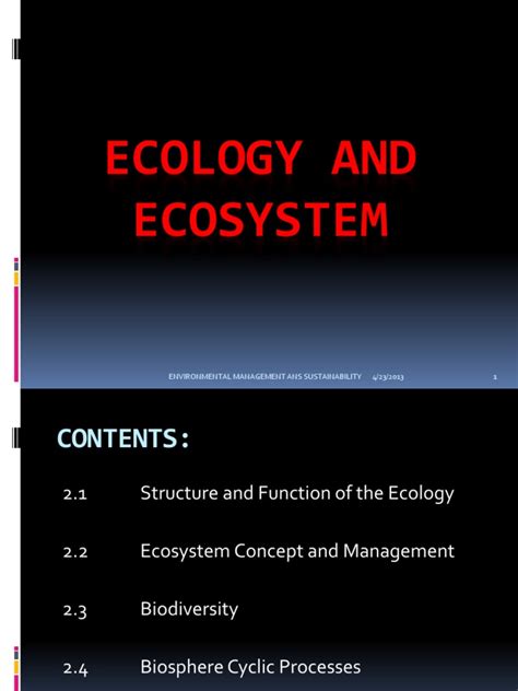 PDF Lecture 2 Ecology And Ecosystem DOKUMEN TIPS