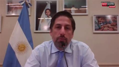 El Ministro de Educación Nicolás Trotta habla desde el Palacio