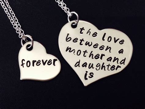 Mother Daughter Necklaces Mother Daughter Jewelry Etsy