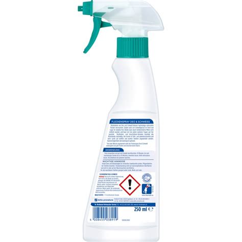 Dr Beckmann Fleckenspray Deo Schweiß Reinigungsmittel 250ml