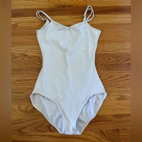 Capezio Tops Capezio White Camisole Leotard Poshmark