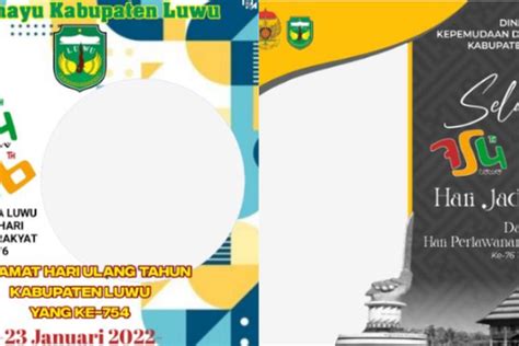 Gratis Link Twibbon Hari Jadi Kabupaten Luwu 2022 Berdesain Yang Unik