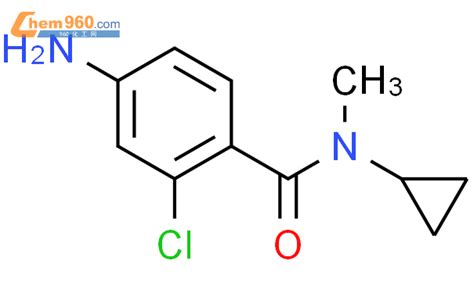 140164 81 4 Benzamide 4 amino 2 chloro N cyclopropyl N methyl CAS号