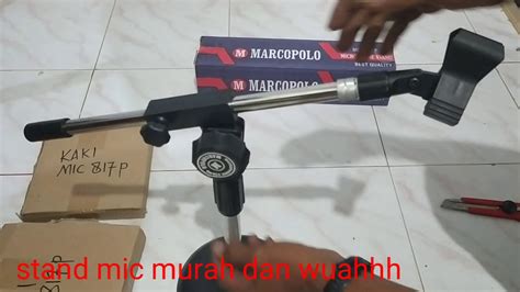 Unboxing Stand Mic Meja YouTube