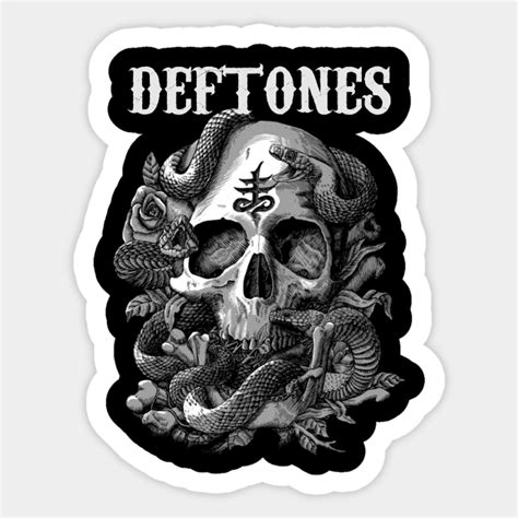 Deftones Band Merchandise Sticker In Band Merchandise Down Band