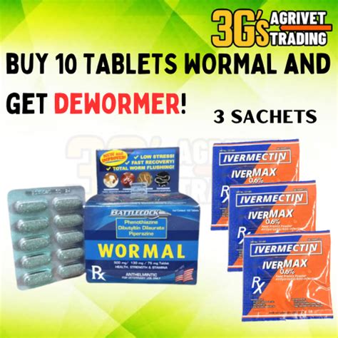 G Agrivet Buy Tablet Wormal And Get Sachets Dewormer Para Sa