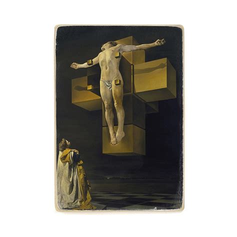 Salvador Dali Crucifixion Corpus Hypercubus 1953 1954 Etsy Sweden