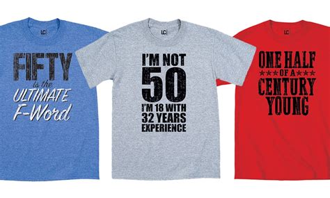 Mens 50th Birthday T Shirts Groupon Goods