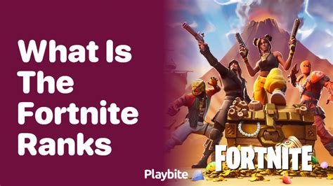 What Are The Fortnite Ranks A Quick Guide Playbite