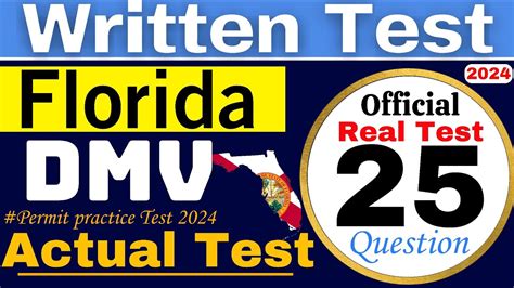 Florida Dmv Written Test 2024 Dmv Practice Test Dmv Permit Test