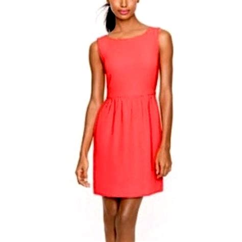 J Crew Dresses 435 Sale J Crew Coral Dress Sz 8 Poshmark