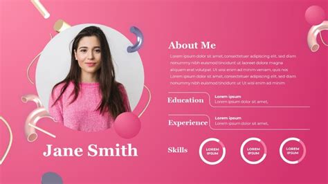 About Me Powerpoint Template To Introduce Yourself Slidebazaar How