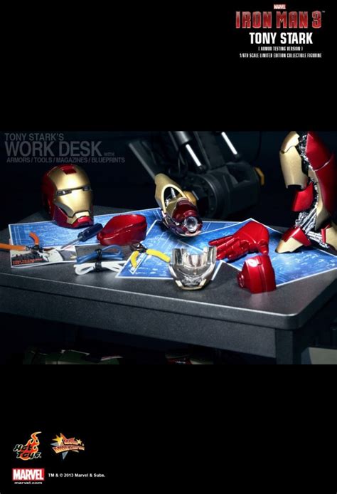 Tony Stark Aus Em Film Iron Man 3 Von Hot Toys 3 Robert Downey Jr MMS191