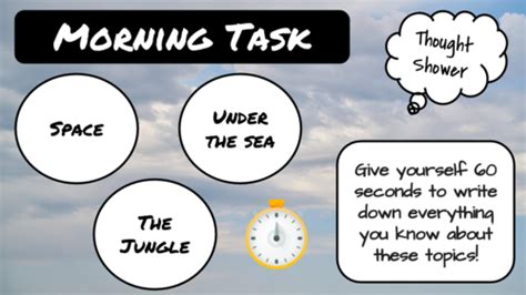 Morning Task Activity Pack Teaching Resources