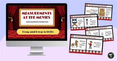 Measuring At The Movies Informal Units Interactive Teach Starter