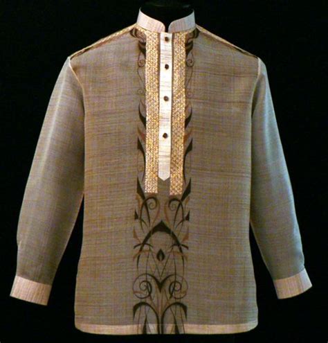 Brown Barong Tagalog 3015 Get A Comfortable Yet Modern Look With Our