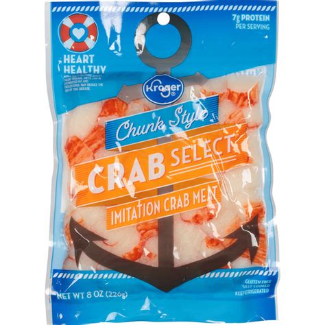 Kroger Imitation Crab Meat Chunk Style 8 Oz Delivery Or Pickup Near