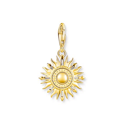 Thomas Sabo Charm Anh Nger Bunte Sonne Vergoldet Helen