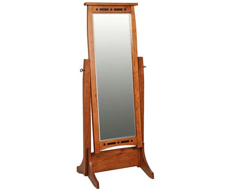 Boulder Creek Cheval Mirror Black Buggy Furniture