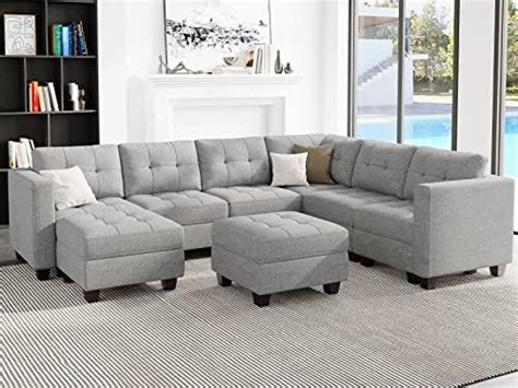 Belffin Modular Sectional Sofa With Storage Seat Oversized