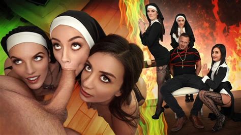 Three Horny Nuns Fuck The Devil Out Of Him Feat Fiona Frost By Team Skeet Xhamster