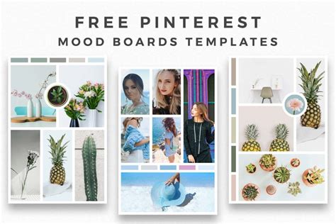 Pinterest Mood Board Templates - Free Download