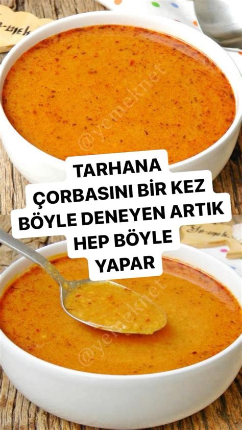 KavrulmuŞ Tarhana Çorbasi 2024 Yemek Tarifleri Yemek Aşçılık