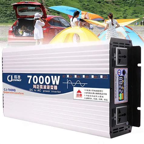 Buy 7000w Pure Sine Wave Power Inverter Dc 12v24v48v60v To 110v220v