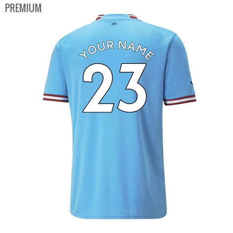 Personalised Manchester City Football Jerseys - Your Jersey