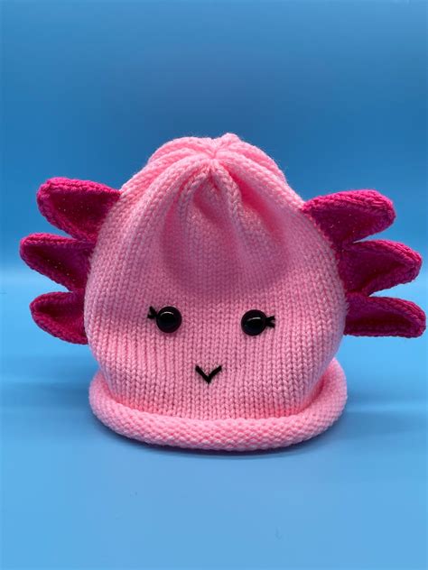 Axolotl Beanie Axolotl Hat Salamander Beanie - Etsy UK