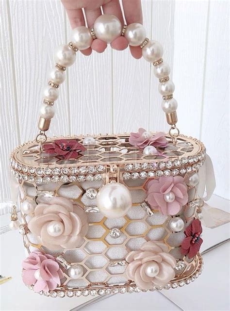 Ladies handbag 👜 || purse 👛 ||floral purse 👛|| | Wedding clutch purse ...