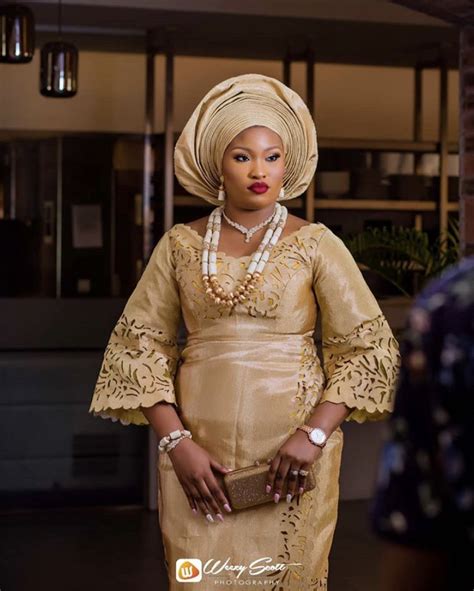 Golden Aso Oke Inspiration For Yoruba Brides Yoruba Weddings