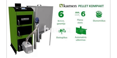 Granulinis Katilas Kamen Pellet Kompakt Kw Bausa Lt