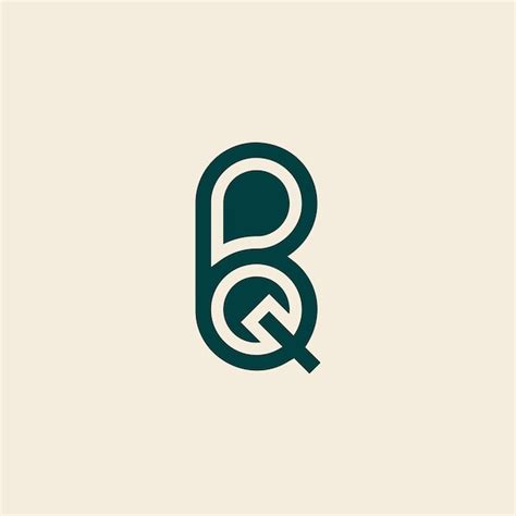 Premium Vector Letter Bq Or Qb Logo