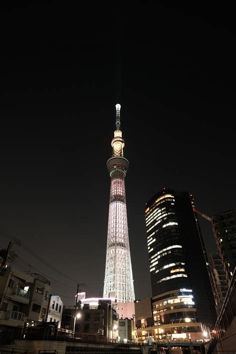 Tapety Japonsko město panoráma města noc architektura mrakodrap