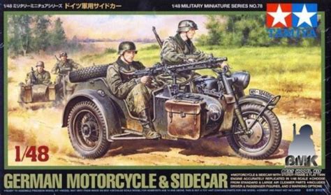 German Motorcycle And Sidecar Best Model Kit